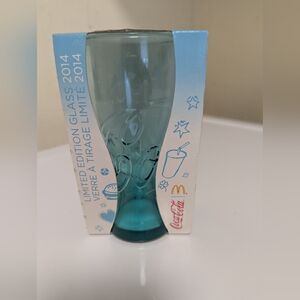 Coca-Cola Blue Collectible Glass